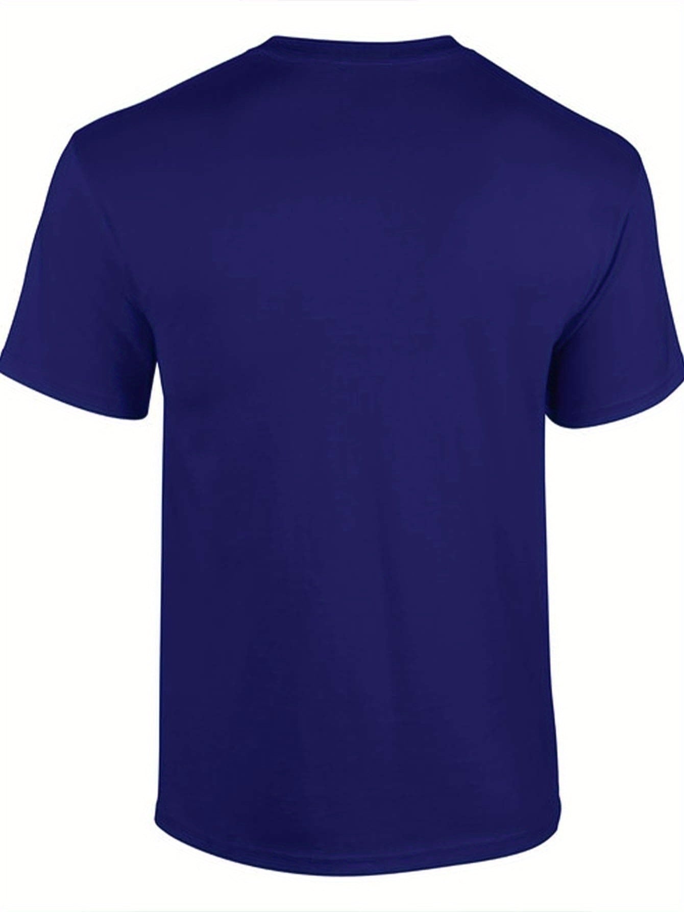 Soft & Breathable Premium Pure Cotton Men's Comfort Fit T-Shirt - Relaxed Silhouette, Gentle on Skin, Everyday Wear, Ideal for Casual Outings