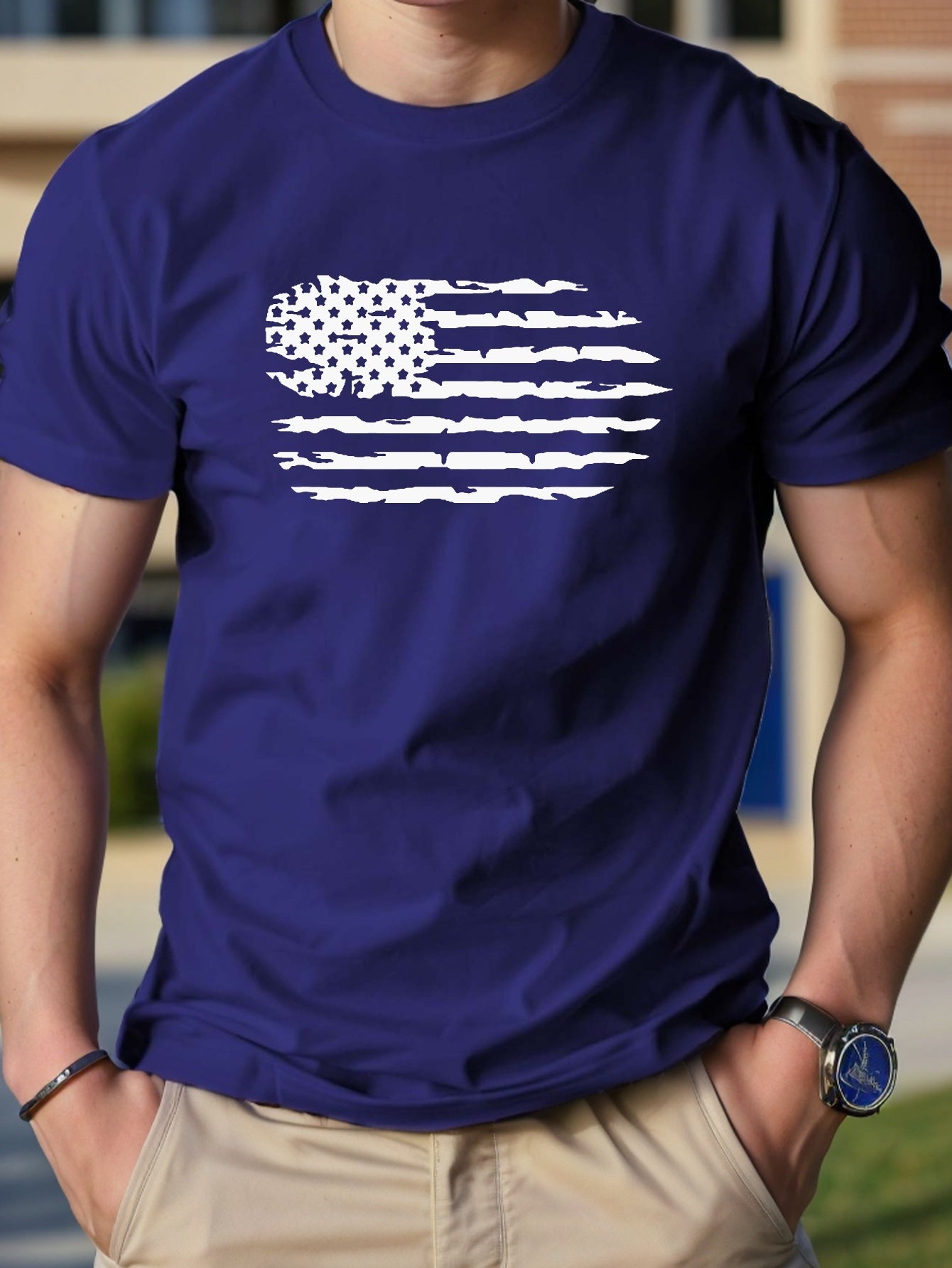 Soft & Breathable Premium Pure Cotton Men's Comfort Fit T-Shirt - Relaxed Silhouette, Gentle on Skin, Everyday Wear, Ideal for Casual Outings