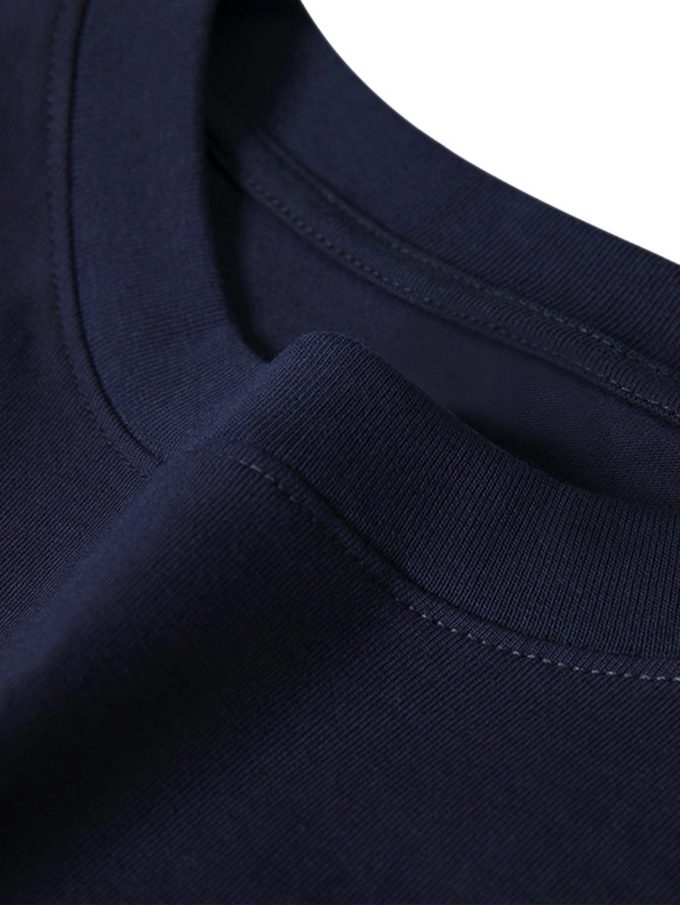 Men's Autumn/Winter Long Sleeve "Never Give Up" Letter Print Round Neck T-Shirt - Cotton Knit, Solid Color, Ribbed Hem, Adult Size