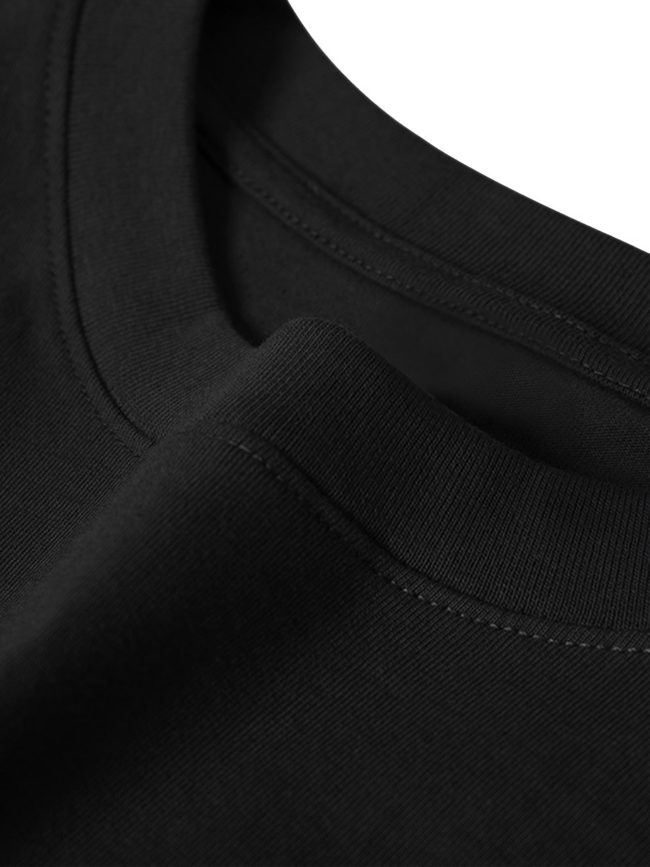 Men's Autumn/Winter Long Sleeve "Never Give Up" Letter Print Round Neck T-Shirt - Cotton Knit, Solid Color, Ribbed Hem, Adult Size