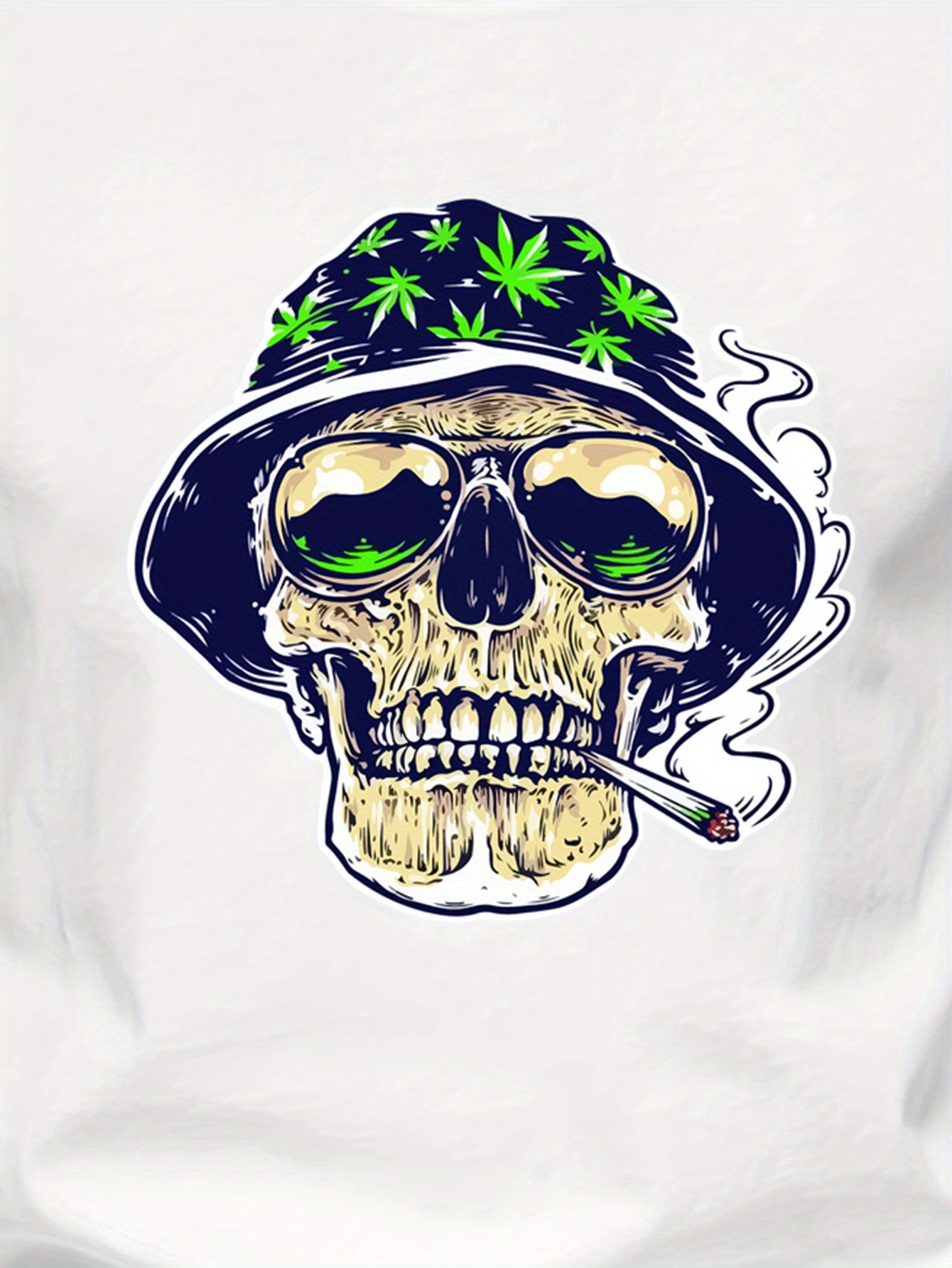 Long Sleeve Men's Crewneck T-shirt - Comfortable Fabric, Bright Graphic Print Design, Classic Fashion