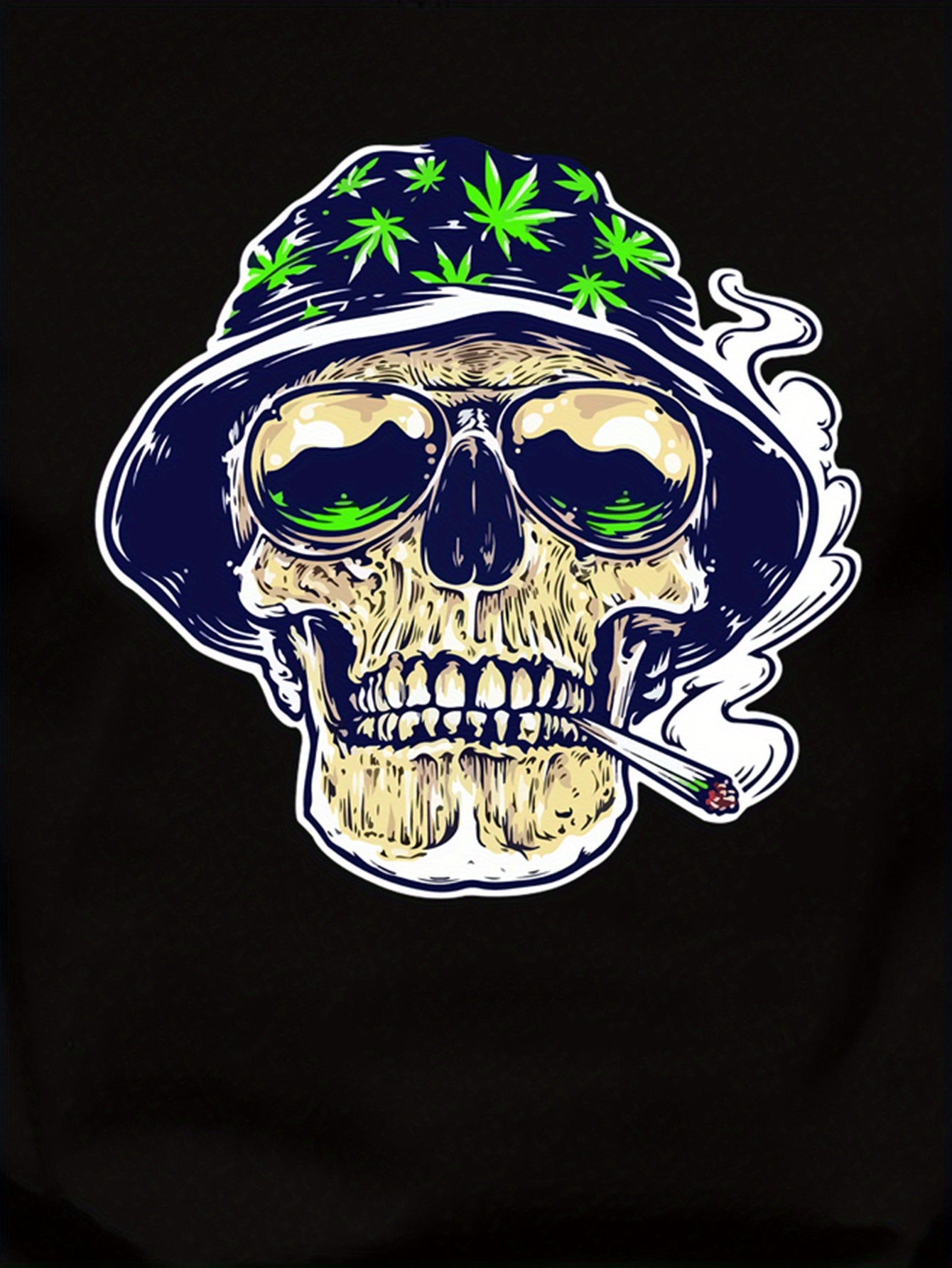 Long Sleeve Men's Crewneck T-shirt - Comfortable Fabric, Bright Graphic Print Design, Classic Fashion