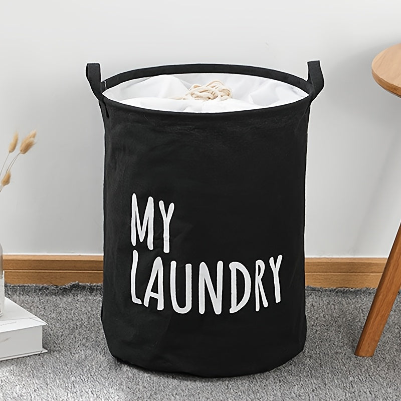 Large Laundry Basket With Foldable Laundry Bag, Independent High Hanger, Foldable Laundry Box, Waterproof Laundry Basket, Of High Quality. The Handle Ring Adopts A Half Ring Design And The Connection Is More Secure And Wear-r