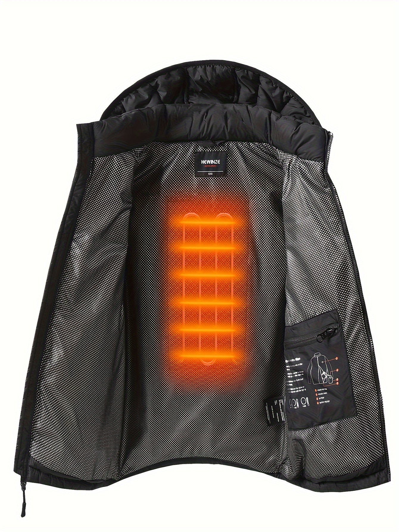 Girls' heated jacket Includes battery