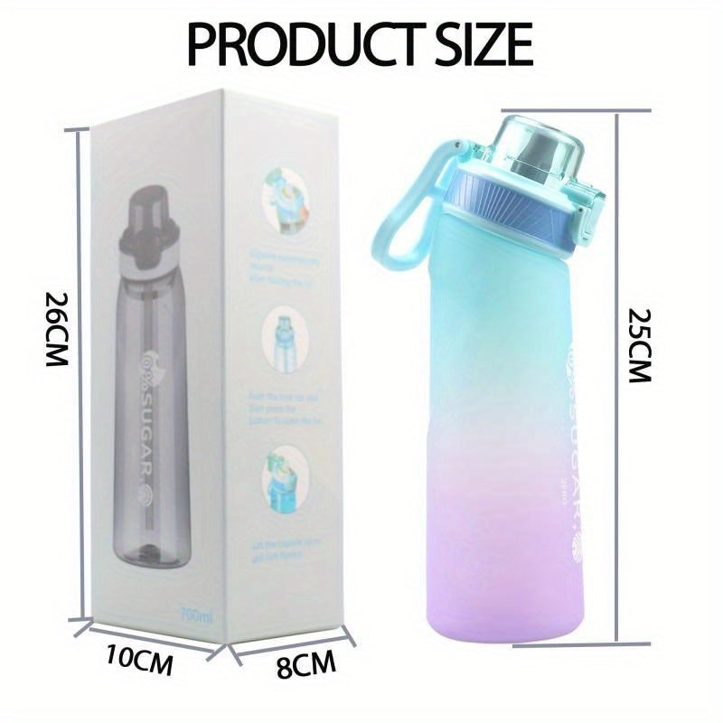 A Water Bottle That Comes with 14 Flavor Pods, Designed for Both And Adults, Perfect for Camping, Traveling, Cycling, And Fitness. It Is Dishwasher Safe