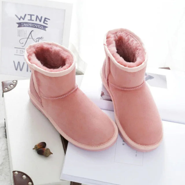 Premium Snow Boots for Women — Waterproof Genuine Cowhide Leather Australian Style — view 14 of boots