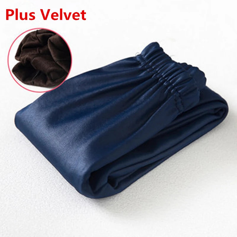 Girl Leggings Autumn Winter Thick Warm Kid Baby Bottom Part Pants PU Leather Pencil Pants Skinny Black