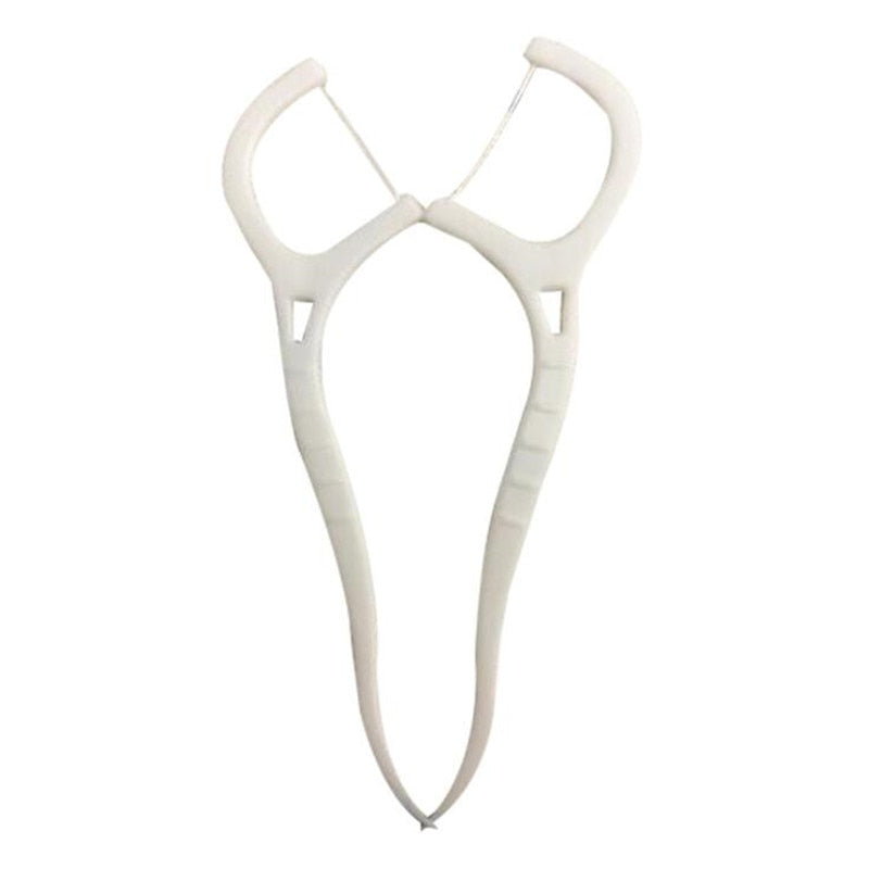 100 Pcs Disposable Dental Flossers – Interdental Brushes for Oral Care