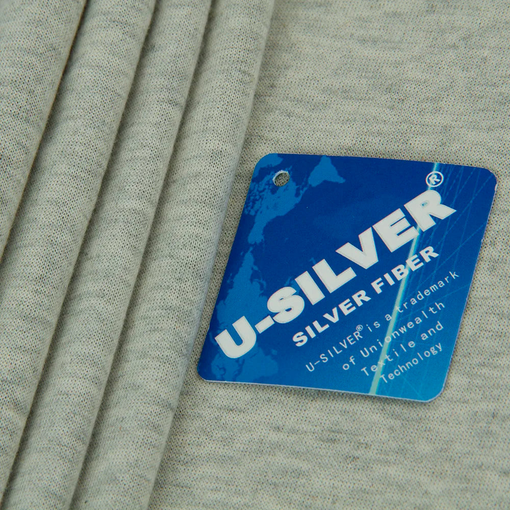 High-Protection Anti-Radiation Silver Fiber Hoodie – Advanced Shielding Wear (Grey)