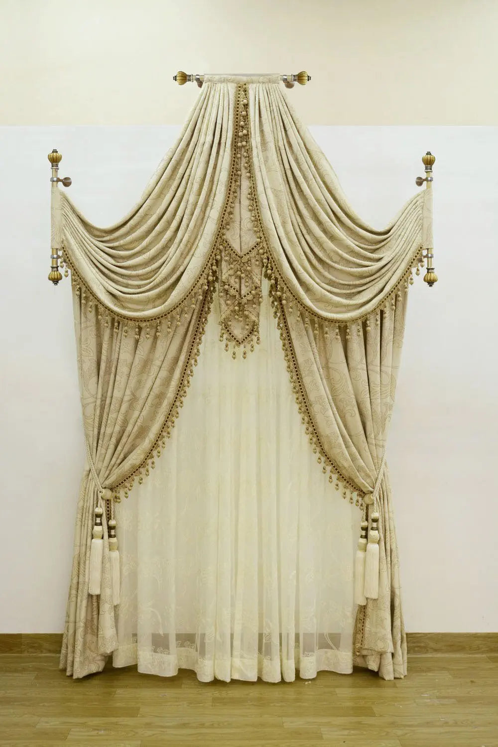 Velvet curtain valance window curtains Custom blind Ready screens pannel cortinas Beaded curtains1834