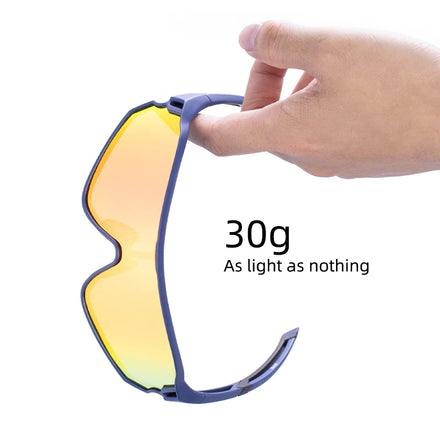 Polarized Sport Sunglasses UV400 — Bicycle Hiking Camping Golf Cycling Eyewear Pro Grade — view 2 of sunglasses