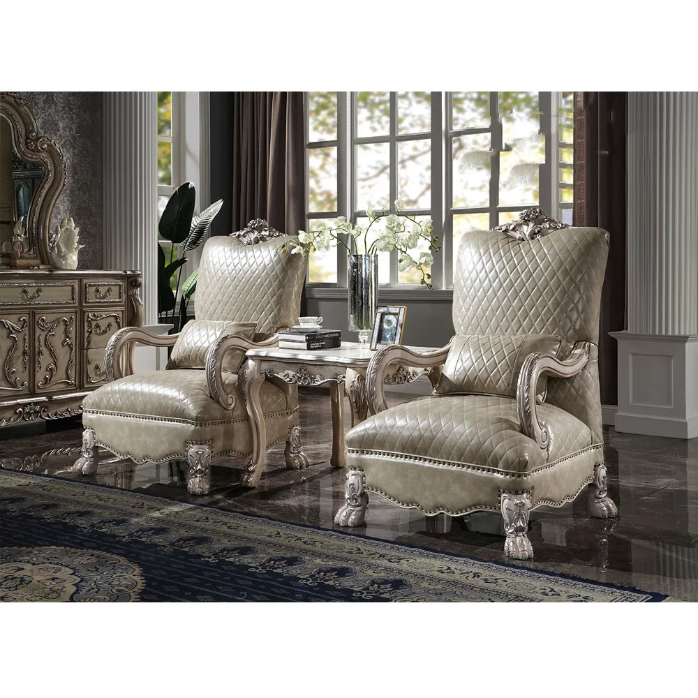Victorian Royal Sofa Set – Hand-Carved Antique Empire Furniture