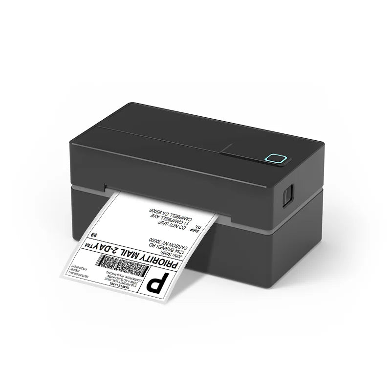 Portable Thermal Label Printer 4x6 (203DPI) – No Ink Bluetooth/USB Shipping Label Maker