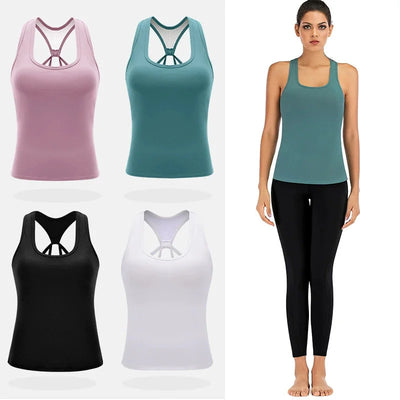 Athletic Yoga Tank Top — Women’s Gym Singlet for Running & Training — view 1 of sports & fitness