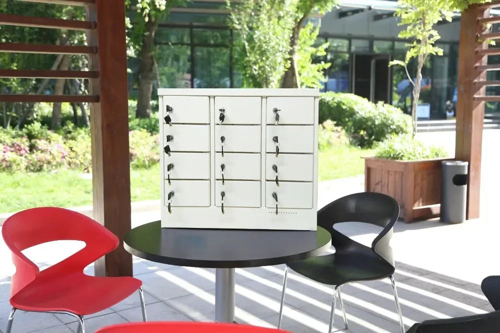 Cell Phone Charging Kiosk Storage Cabinet with Lock Box Charging Solution for Public Place