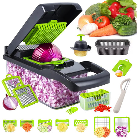 16-in-1 Professional Vegetable Chopper – Multifunction Kitchen Slicer & Food Prep Tool — view 1 of home & kitchen