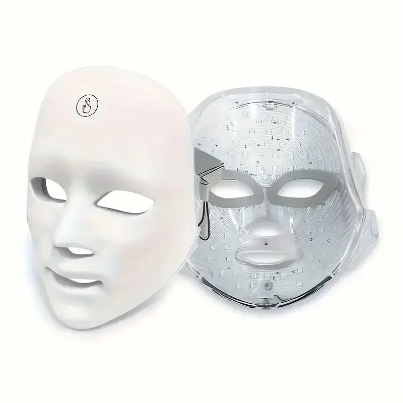 Rechargeable 7-Color LED Face Mask – Light Therapy Facial Care Tool