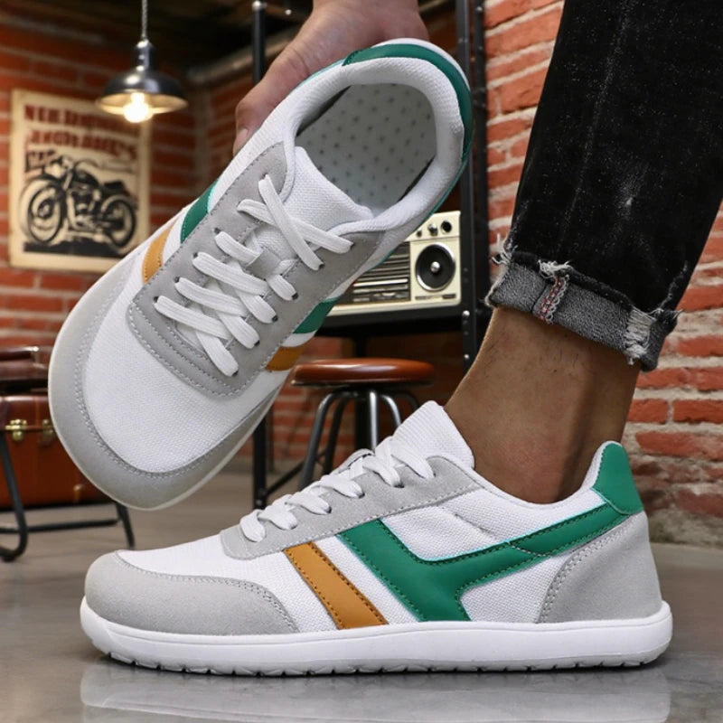 Men's Wide Barefoot Sneakers — Minimalist Breathable Walking Trail Trainers — view 8 of sneakers