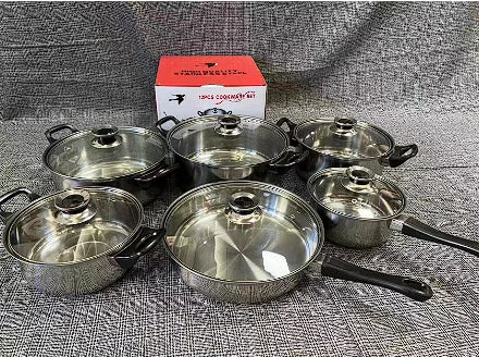 China Supplies Good Quality Traditional Kitchen Set Enamel Kitchenware Stainless Steel South Africa Cast Cookware set
