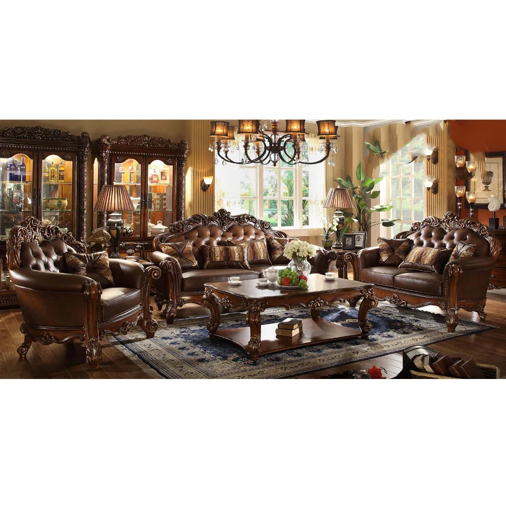 Victorian Royal Sofa Set – Hand-Carved Antique Empire Furniture