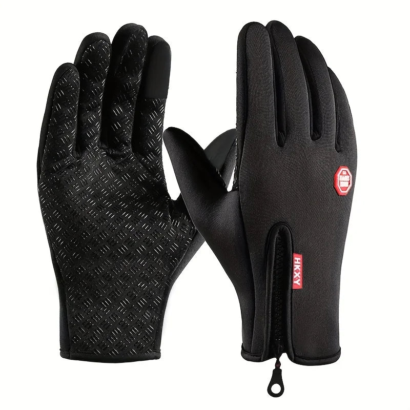 Outdoor Cycling Gloves Winter Warm Anti-Slip — Full-Finger Bike Gloves for Autumn & Cold Weather — view 7 of gloves