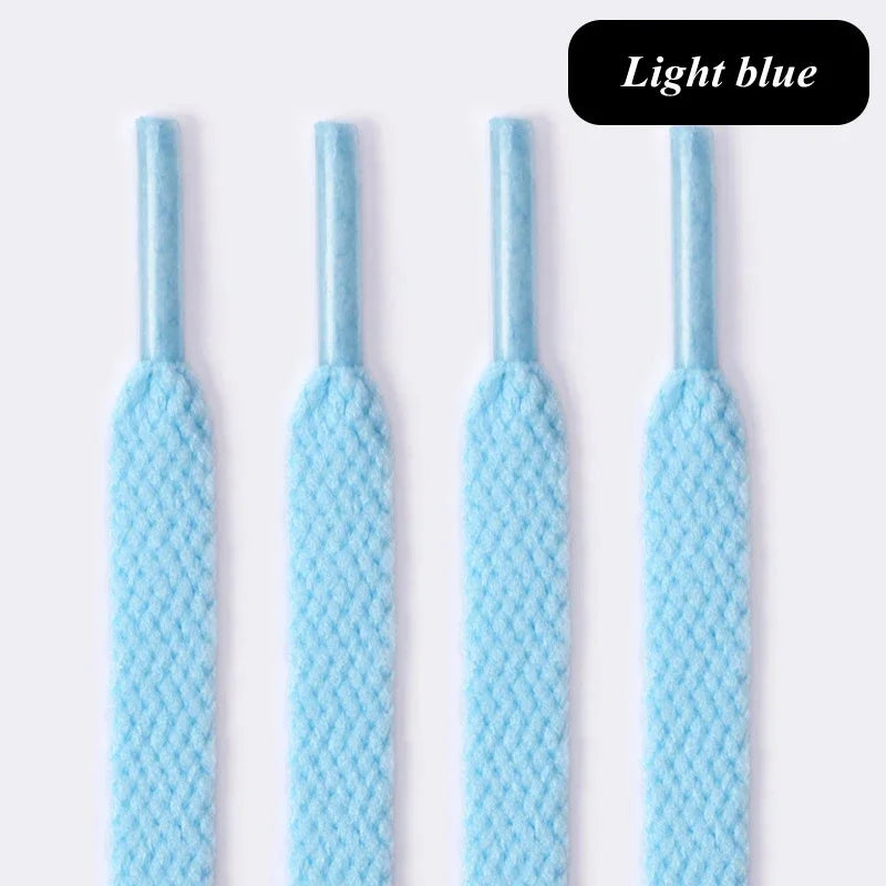 Flat Shoelaces — 36-Color Fabric Sneaker Laces (1 Pair)