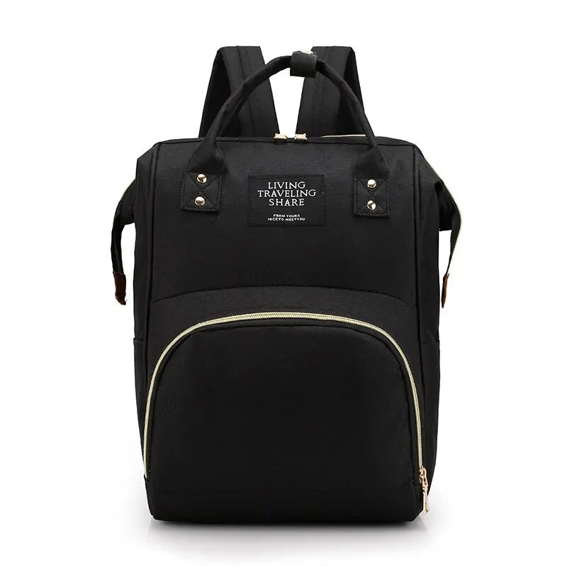 Waterproof Diaper Bag Backpack - Large-Capacity Parent Travel Bag — view 7 of diaper bags & changing