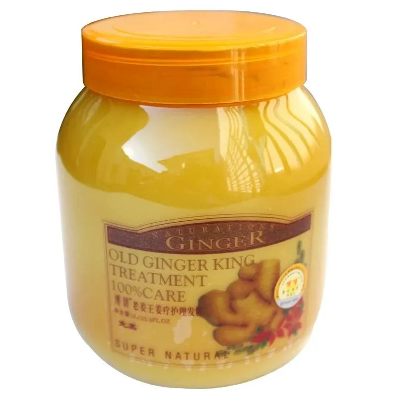 Ginger Moisturizing Hair Mask Damaged Repair Hair Care Treatment Cream Baked Ointment Hair Conditioner Dry Frizz 500ML