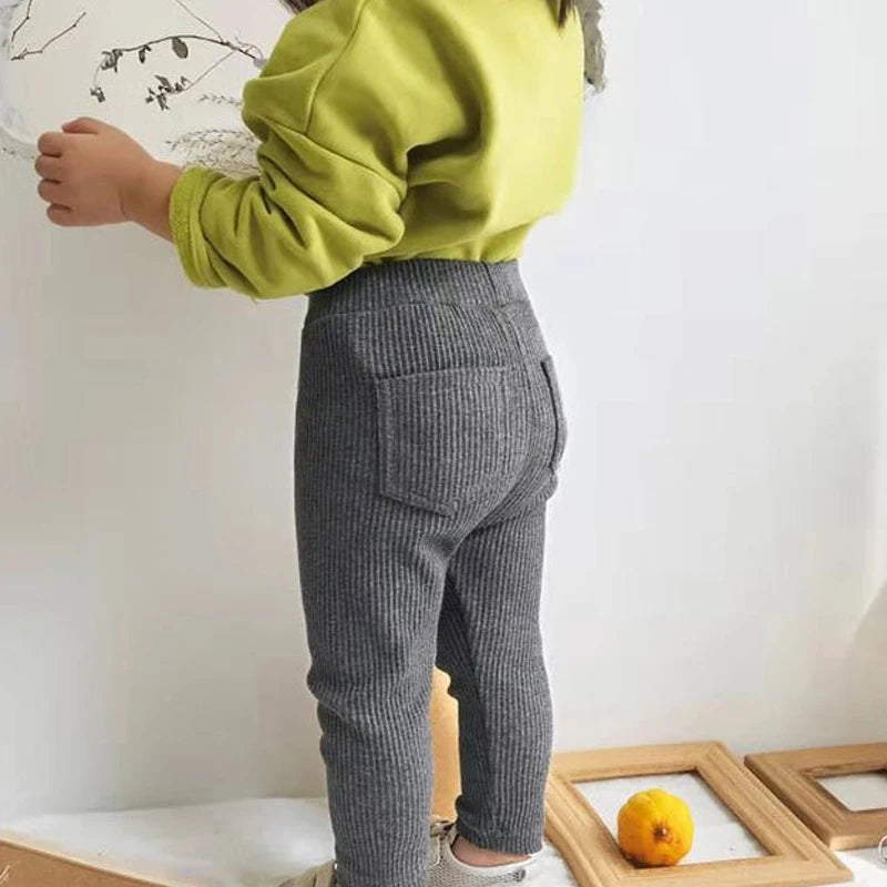 Baby Girls’ Cotton Leggings – Soft & Stretchy Pants for Spring & Autumn (2025)