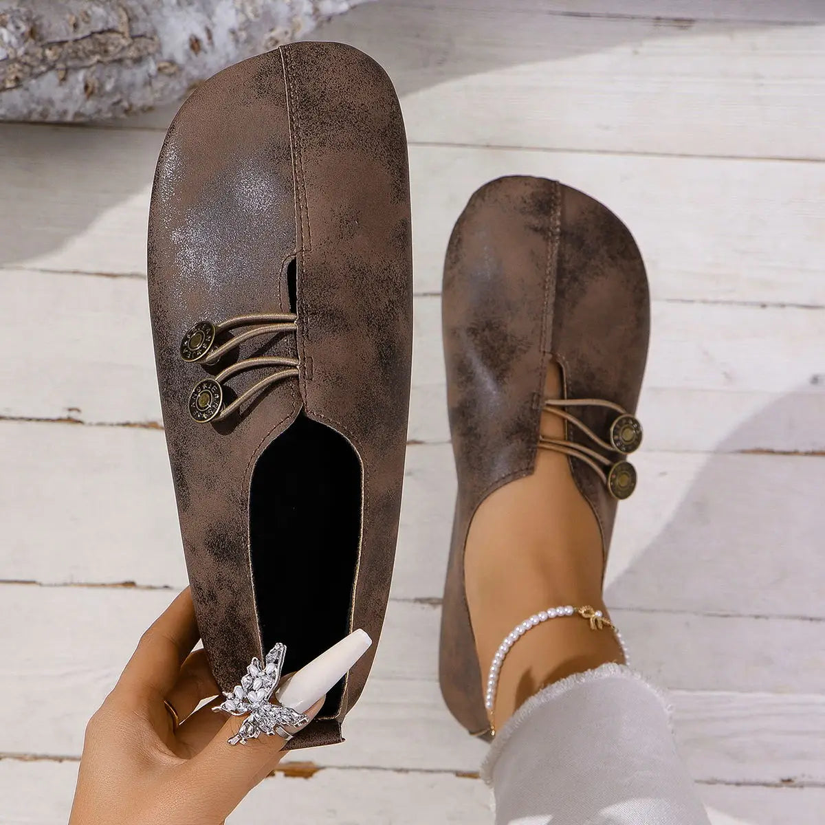Flats & Ballet — Spring Casual Dress Loafer Flats, Versatile Workwear Slip-Ons — view 5 of flats & ballet