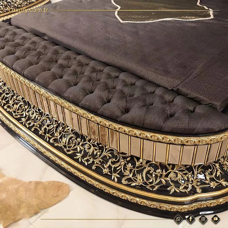 Luxury Modern King Size Bedroom Set – Classic French Elegance