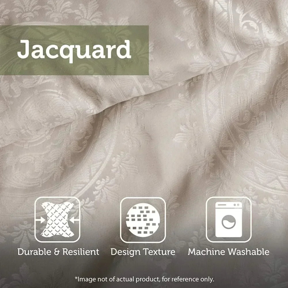 24-Piece Room In A Bag Comforter Set-Satin Jacquard, All Season Luxury Bedding, Sheets, decorative pillows and Curtains, Queen
