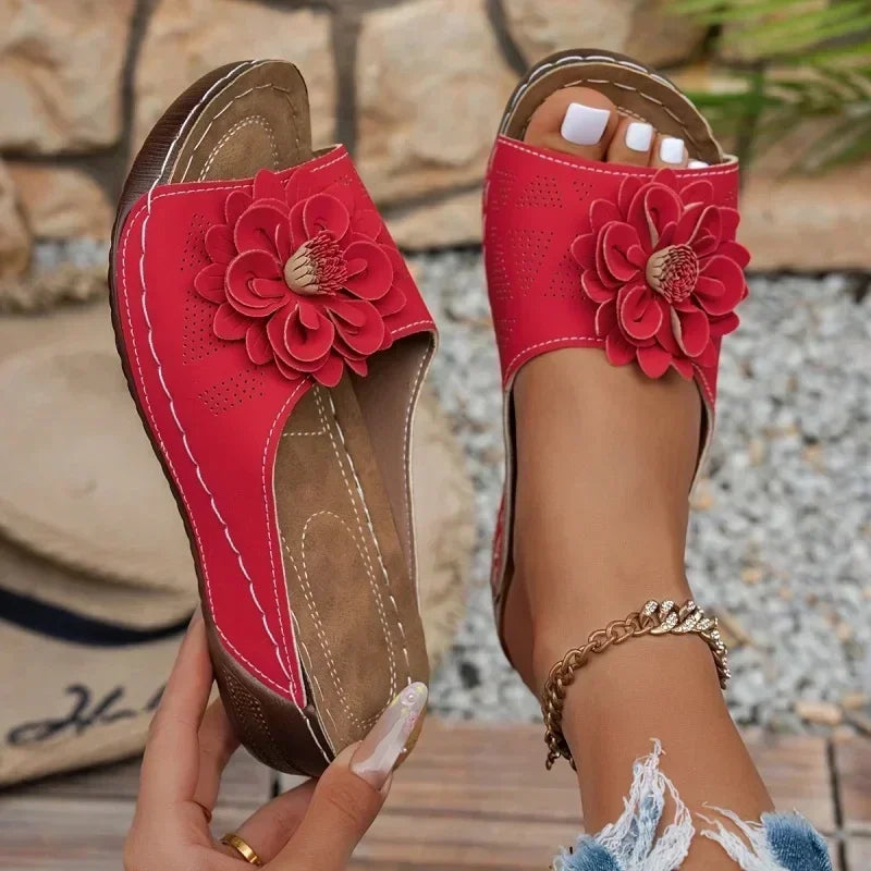 Low-Platform Slipper Slides — Elegant Fashion Sandals for Casual Wear — view 9 of sandals & slides