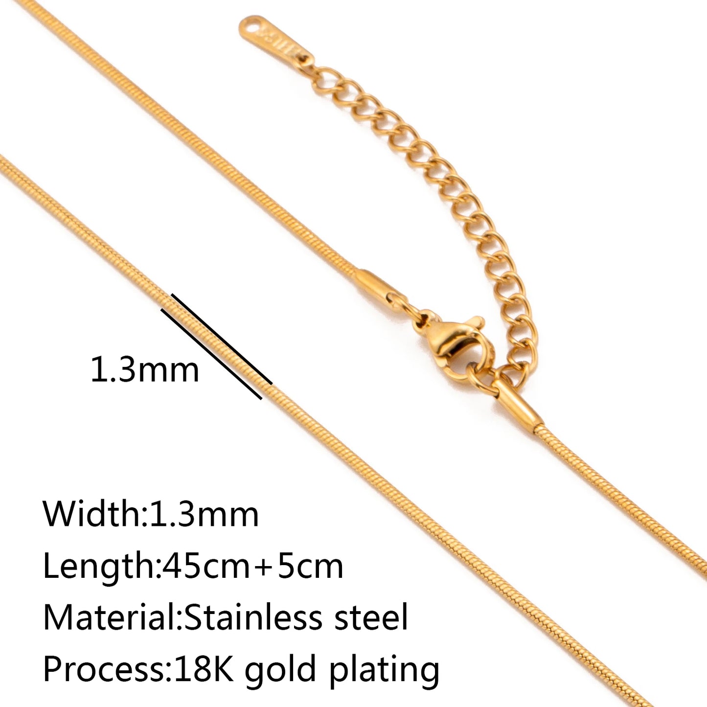 Unisex 5pc 18K Gold Cuba Cross Chain Necklace Set — PVD Plated Steel Jewelry