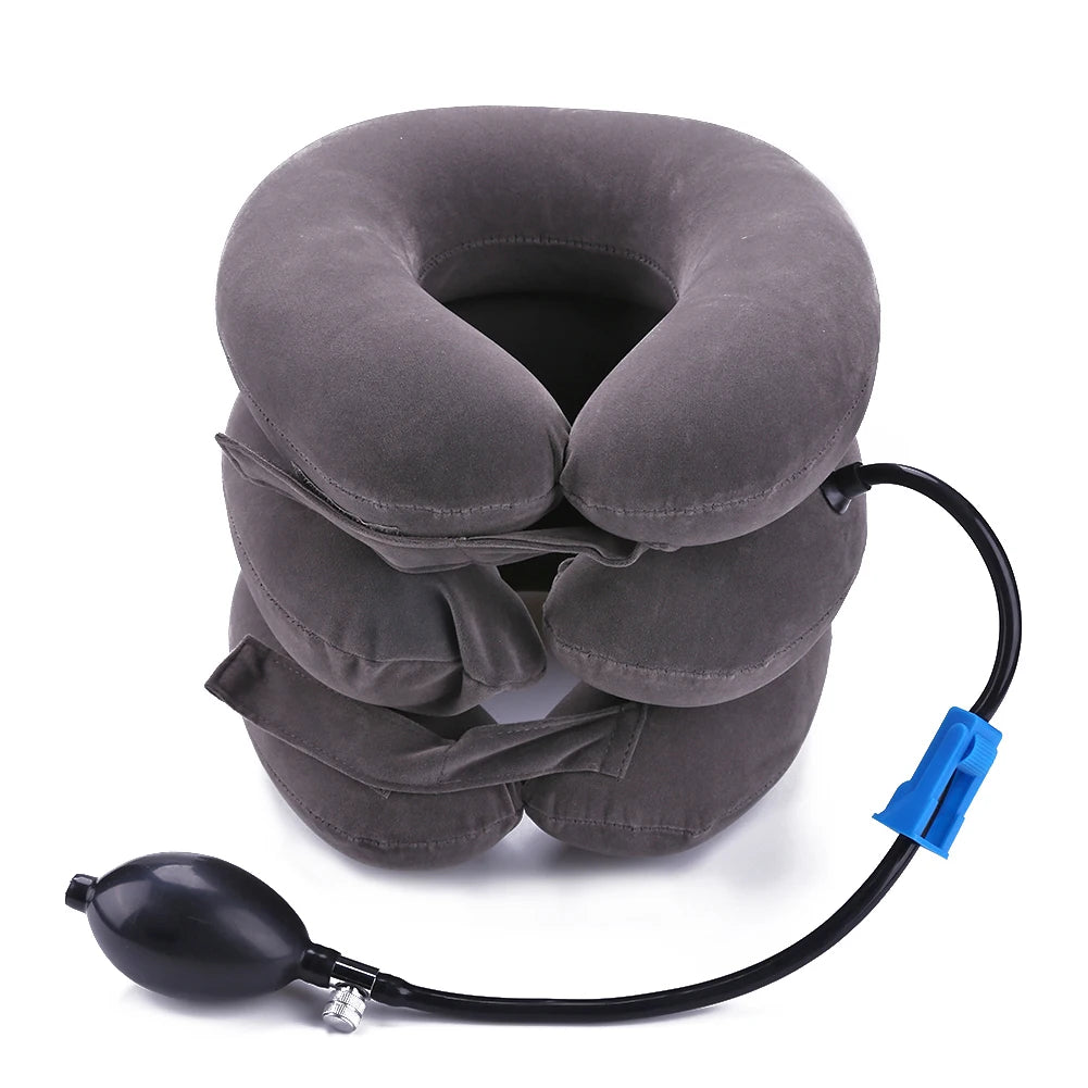 Inflatable Cervical Neck Traction Device — Spinal Decompression Brace — view 8 of braces & support