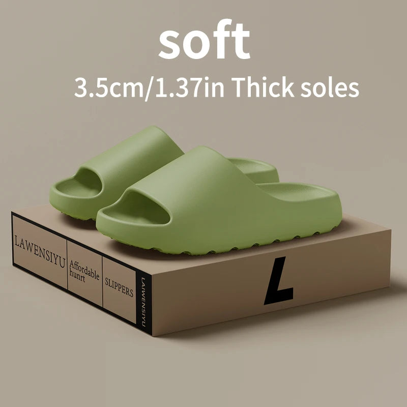 Summer Sandals Men's EVA Anti-Slip Thick-Bottom Slides — Indoor Outdoor Cushion Slippers — view 7 of summer sandals