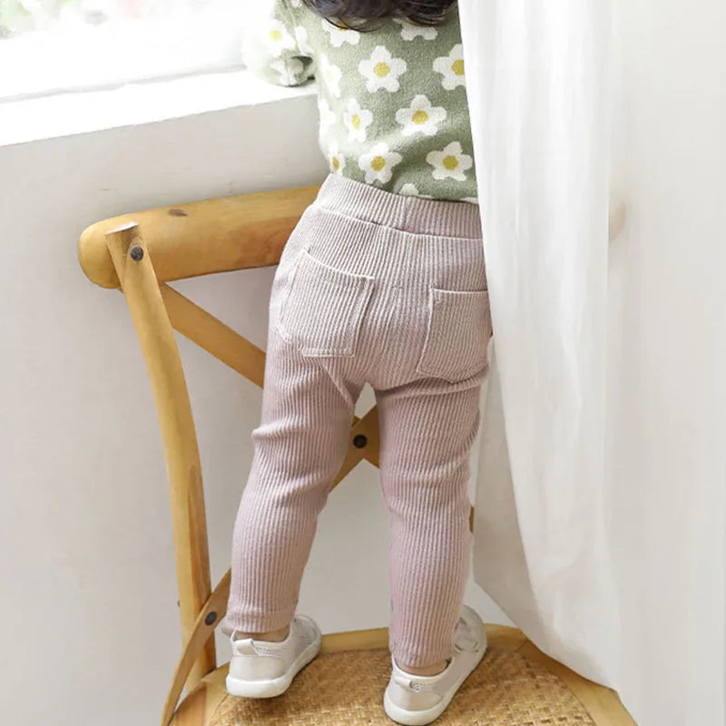 Baby Girls’ Cotton Leggings – Soft & Stretchy Pants for Spring & Autumn (2025)