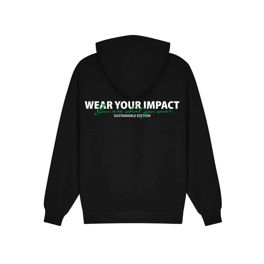 Sustainable Solid Color Pocket Hoodies – Unisex Streetwear for Sports & Fitness