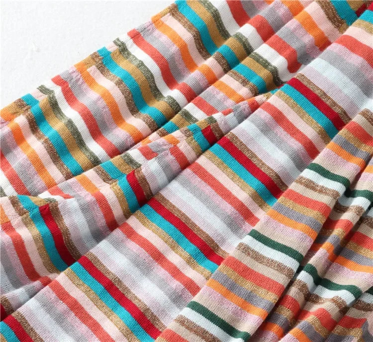 New Big goods high quality Clip gold refined stripe blockbuster skirt fashion ladies 360 skirt UC0B665