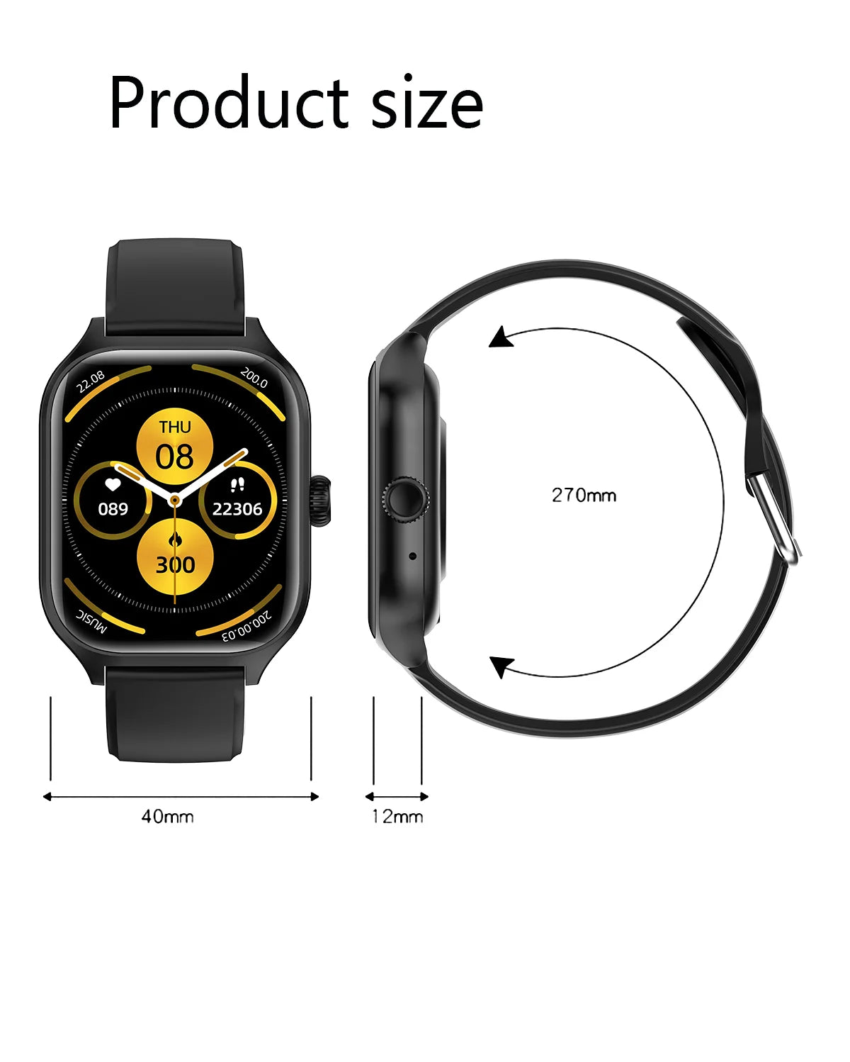 HOMEFISH H9 Pro Max C20 Smart Watch — HD Display Bluetooth Call Sports Smartwatch — view 6 of smart watches