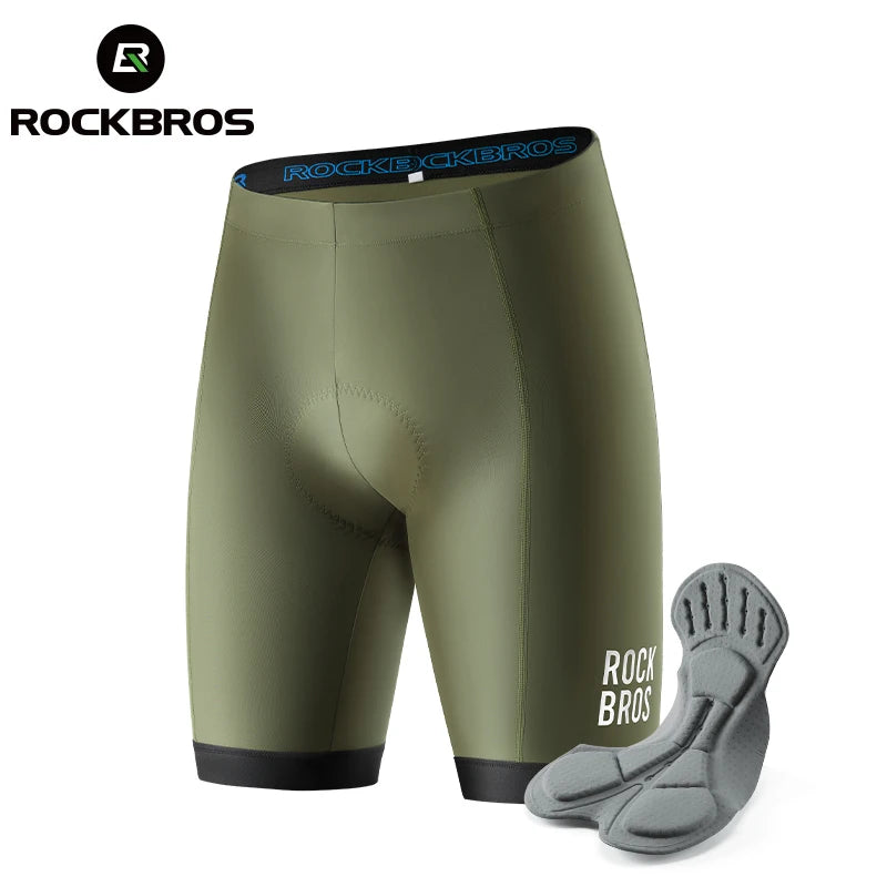 ROCKBROS Men’s Cycling Shorts — 3D Gel Pad Anti-Slip Breathable Bike Liner — view 10 of shorts