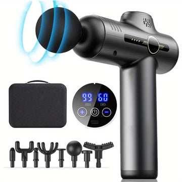 : PAQIN 99-Level Massage Gun – Deep Muscle Fascia Body, Neck & Back Massager (Low Noise) — view 1 of sports & fitness