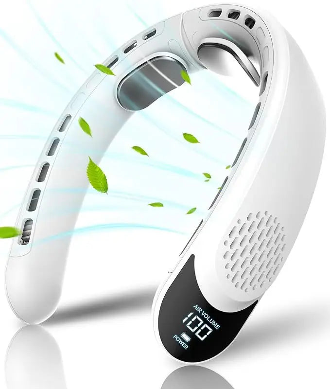 Portable Bladeless Neck Fan, 4000mAh, 3 Speeds, 360 Cooling — view 8 of personal fans