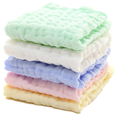 Natural Cotton Baby Washcloths - Soft Newborn Face Towels for Sensitive Skin — view 1 of baby bath