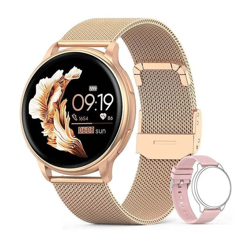 Women's Y22 Smart Watch — Bluetooth Call Custom Dial Fitness Tracker Smartwatch — view 7 of smart watches