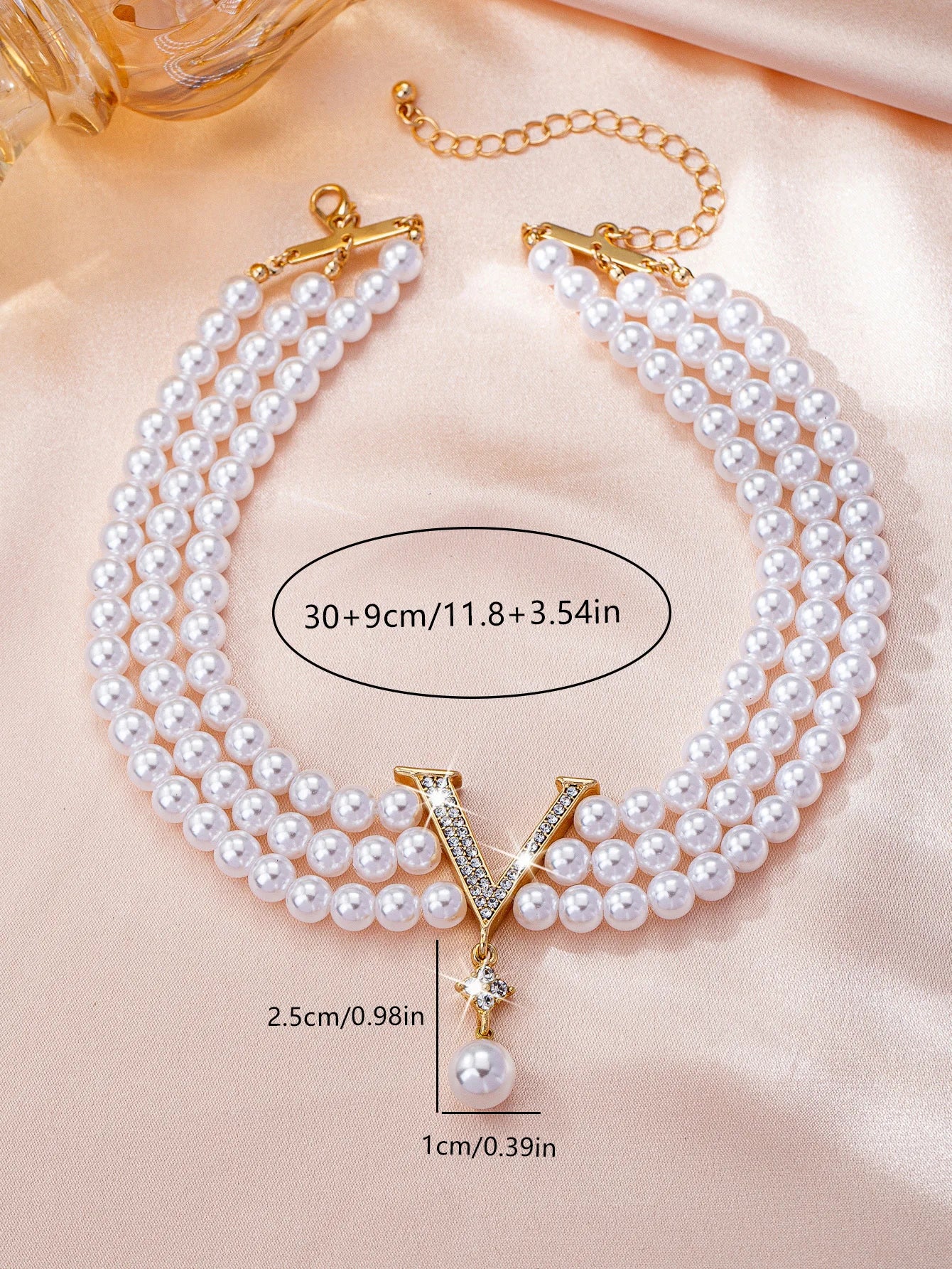 Pearl Imitation Luxury Necklace — Elegant Summer High-End Women’s Jewelry — view 5 of necklaces