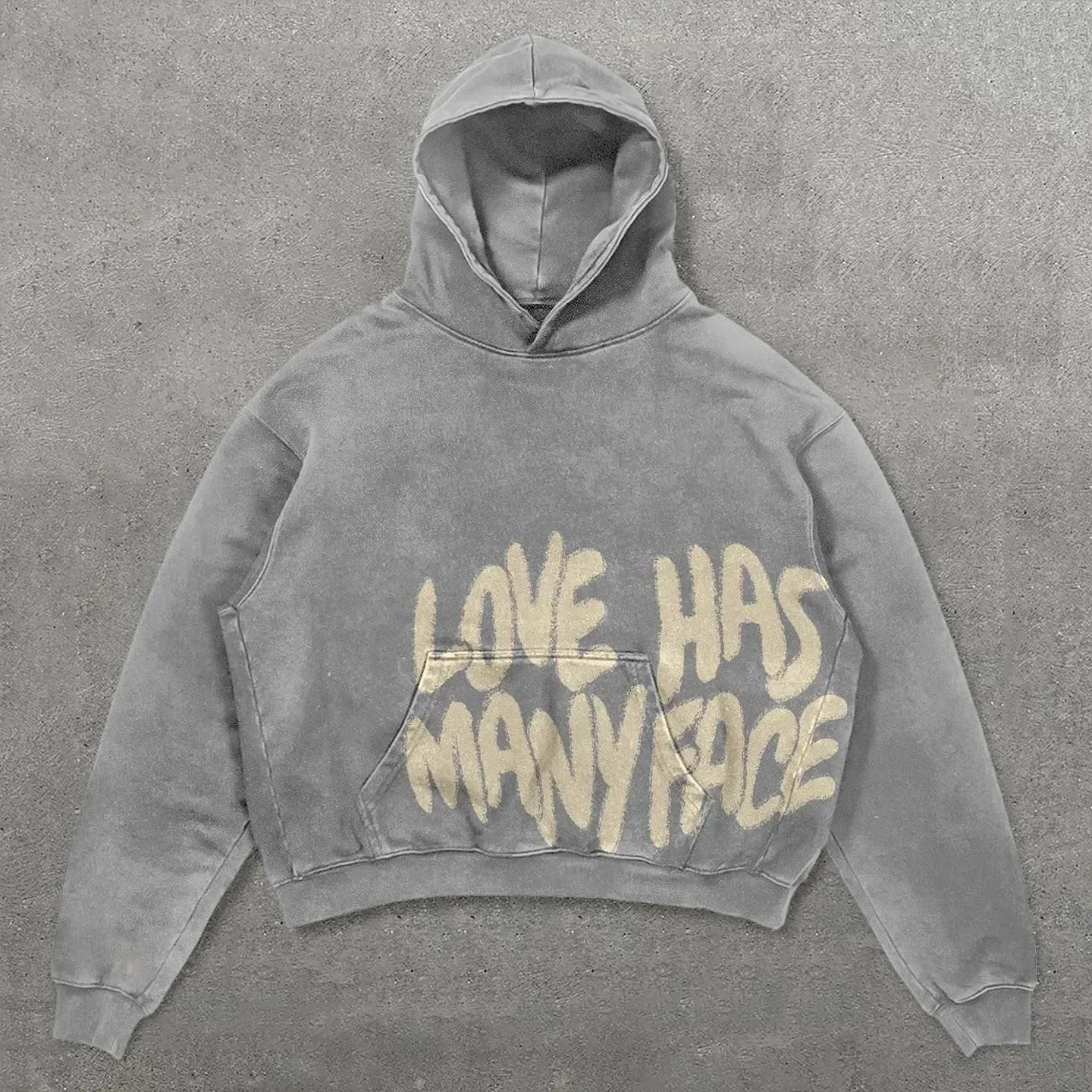 Women’s Y2K Graphic Oversized Hoodie – High Street American Gothic Streetwear for Couples