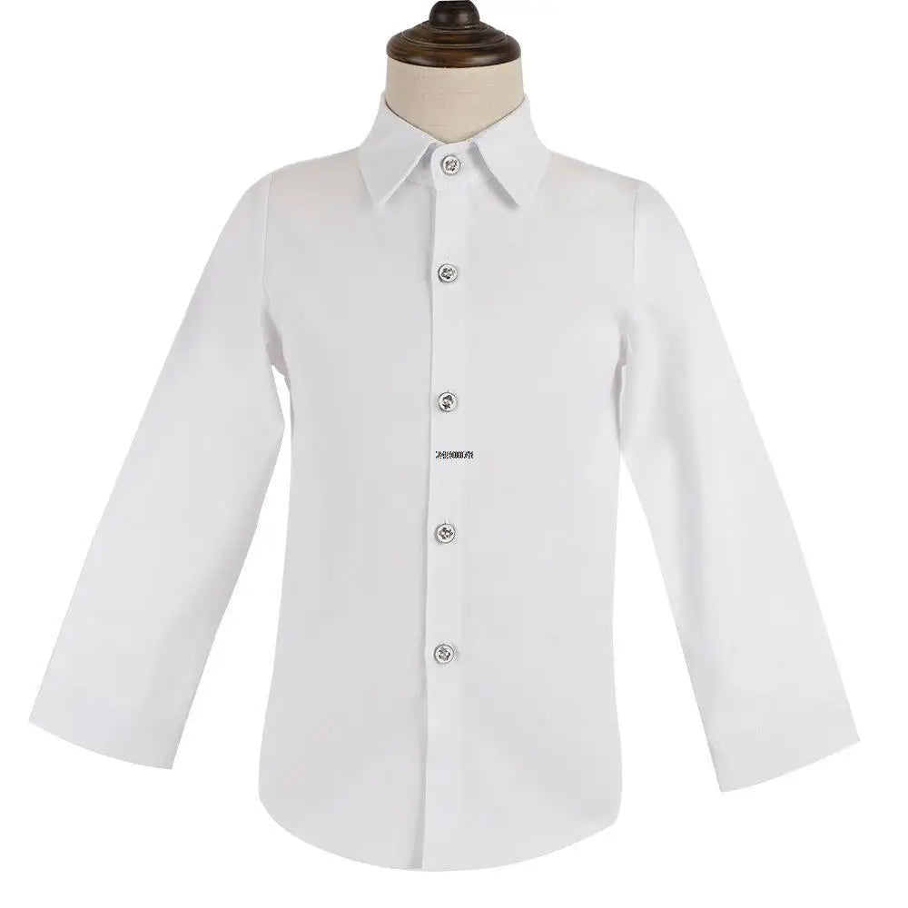 Flower Boys White Baptism & Wedding Suit – Formal Tuxedo Set for Special Occasions (Kids & Teens)