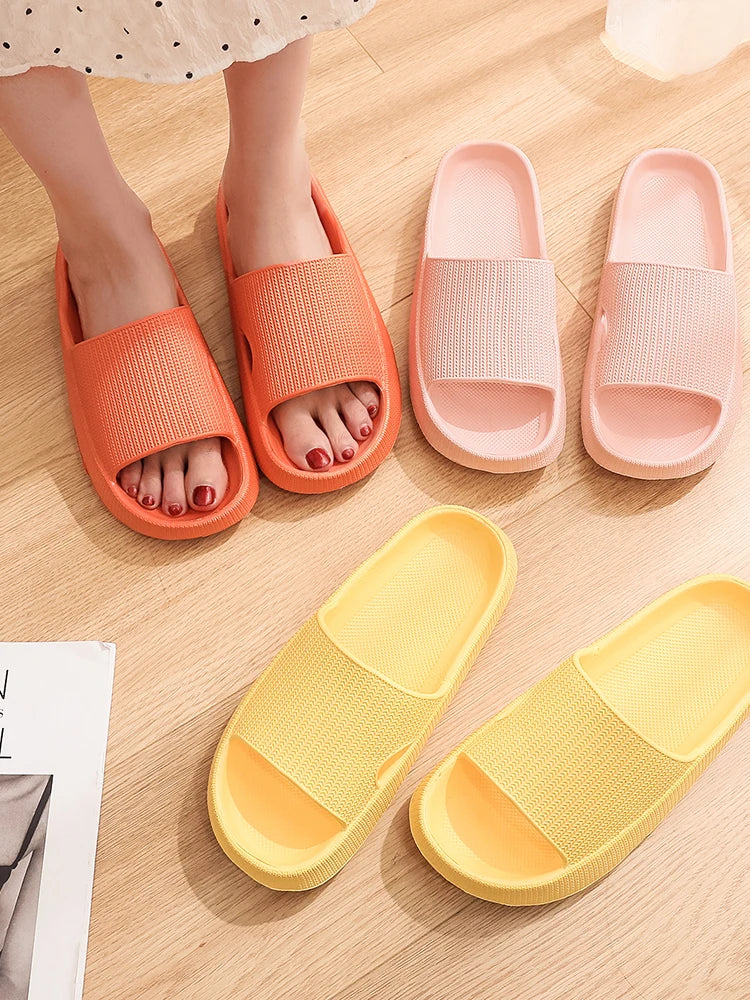 Summer Sandals Cloud Bathroom Home Slides — EVA Soft-Sole Non-Slip Slippers — view 1 of summer sandals