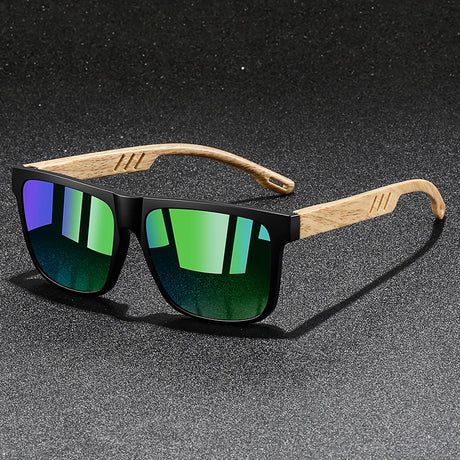 Vintage Square Frame Sunglasses, UV400 for Driving & Fishing — view 1 of sunglasses